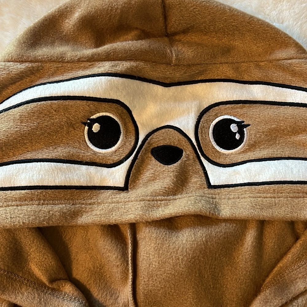 New! Torrid Tan Fleece Sloth Sleep Onesie Size 3/4 NWT - Picture 11 of 11